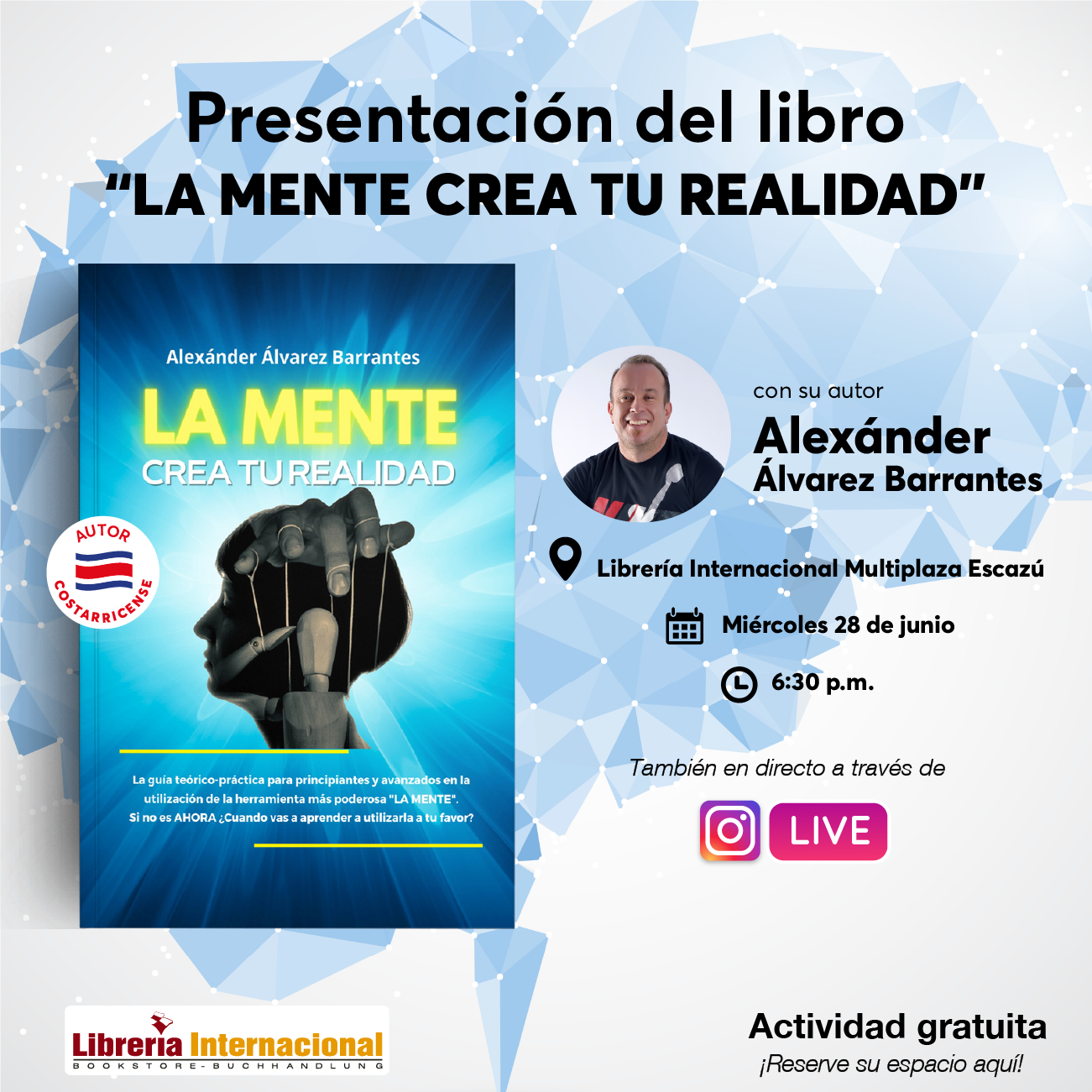 Presentación del libro La mente crea tu realidad POST